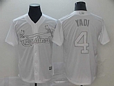 Cardinals 4 Yadier Molina Yadi White 2019 Players' Weekend Player Jersey,baseball caps,new era cap wholesale,wholesale hats